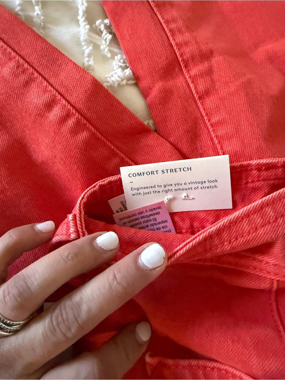 Universal Thread Red Wide-Leg High-Rise Jeans - Picture 5 of 7